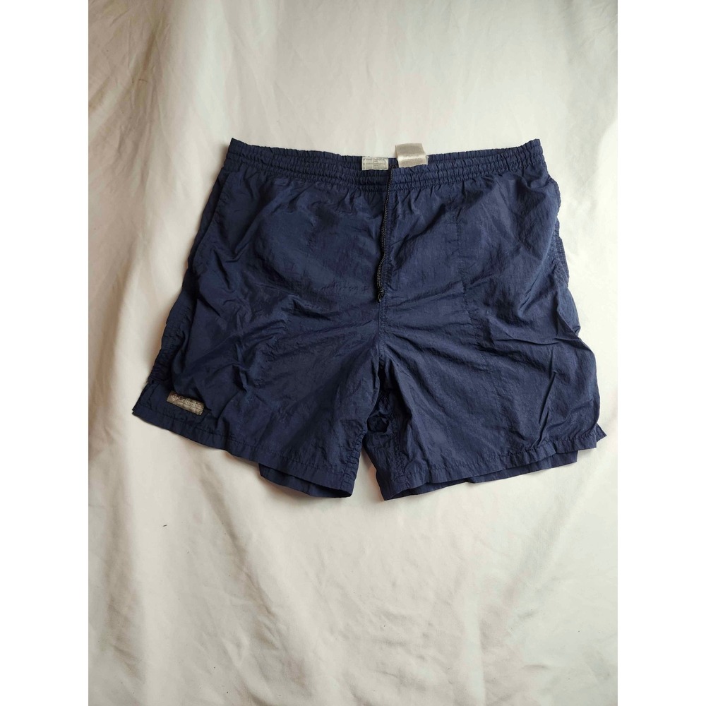 Columbia Mens Navy Blue Nylon Mesh Lined Swim Trunks Shorts AM4369 Size‎ XL